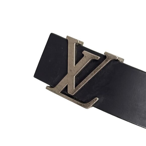 LOUIS VUITTON Saint Tulle Initial Noir Silver Hardware Men's Leather 304-072825 - Picture 3 of 4